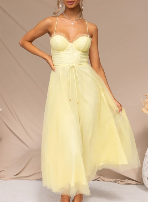 Alina's Ärmelloses Midi-Kleid