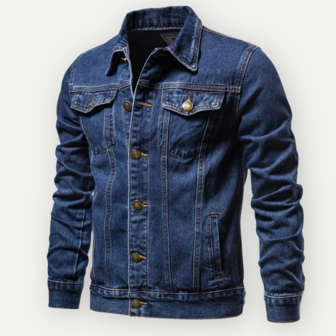 Adam - Zeitlose Denim Trucker Jacke für Herren