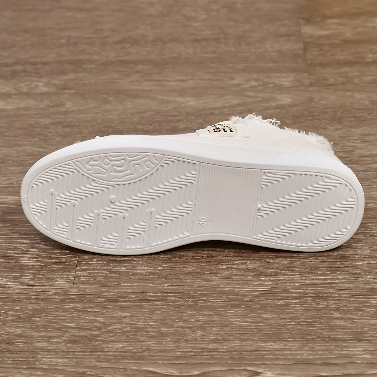 Weißer Leinenschuh - Damen Casual Sneaker