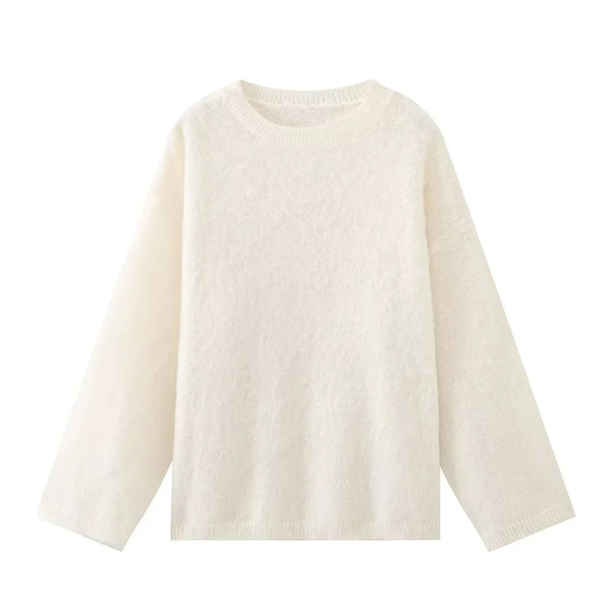 Alva - Zeitloser Pullover mit gebürsteter Oberfläche