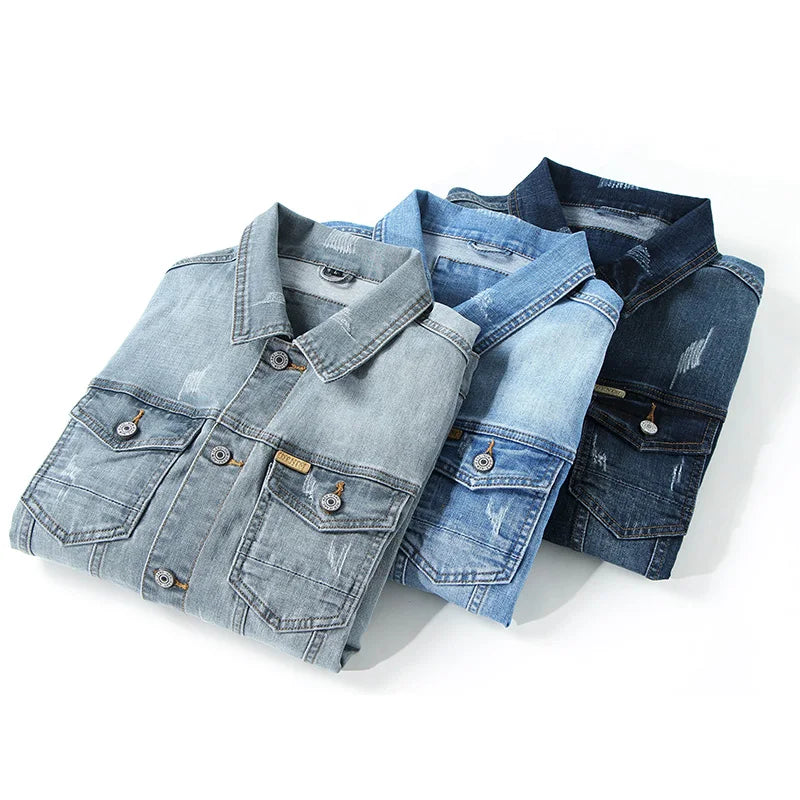 Lorenzo™ - Exklusive Denim-jacke