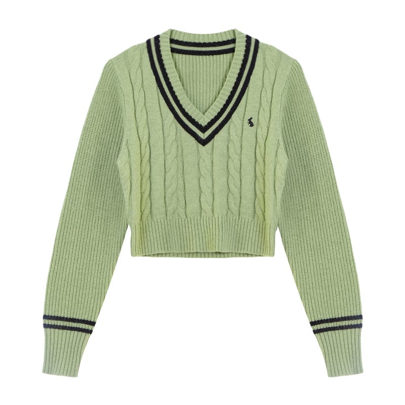 ALEXANDRIA - Koreanischer Mode Strickpullover