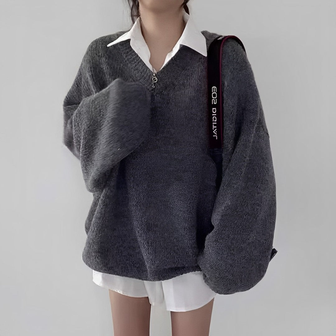 Alva - Bequemer Pullover in lässigem Schnitt