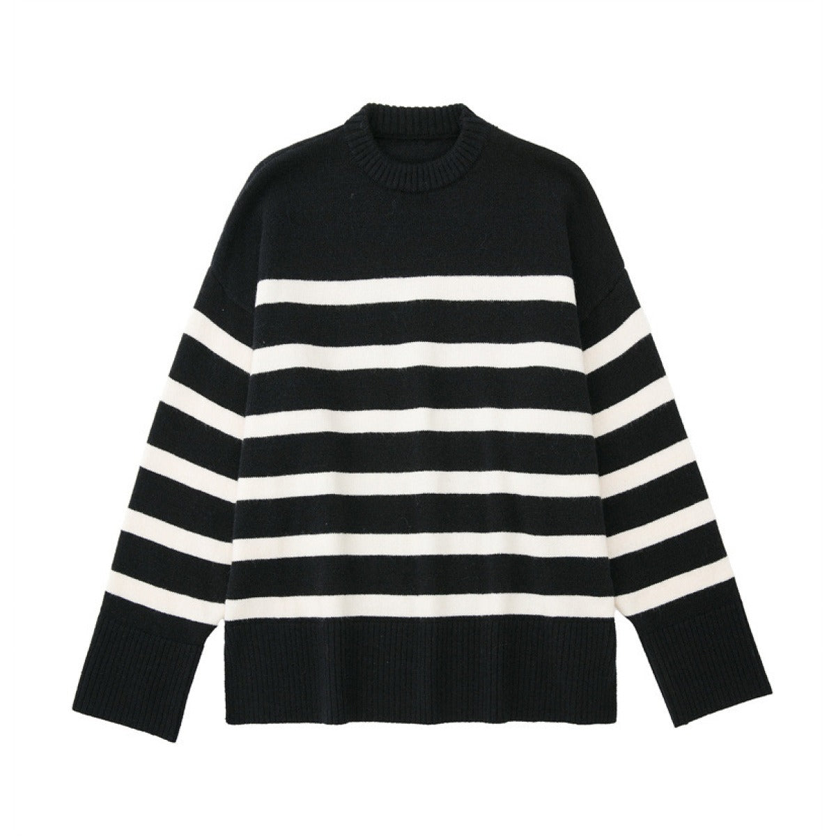 Alva - Pullover mit modischem Streifenrevers