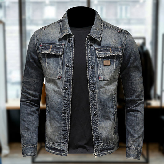 Leo - Elegante Retro-Denimjacke