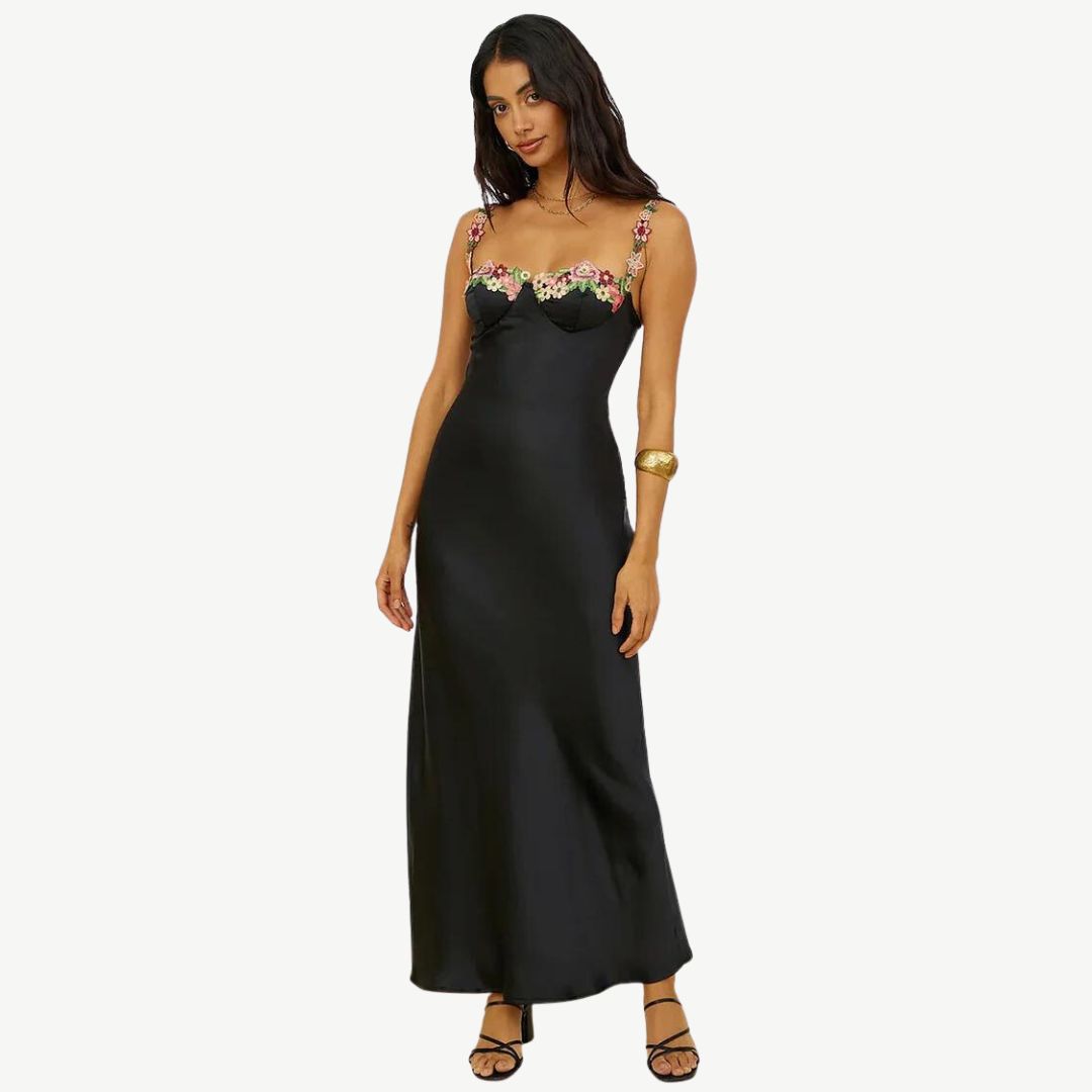 Anji | Elegantes Maxi-Damenkleid