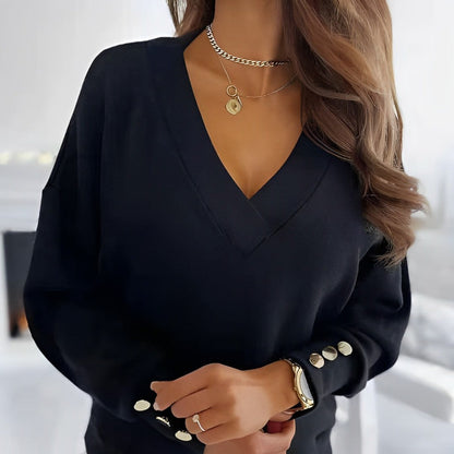 Zola – Gemütlicher Pullover mit V-Ausschnitt