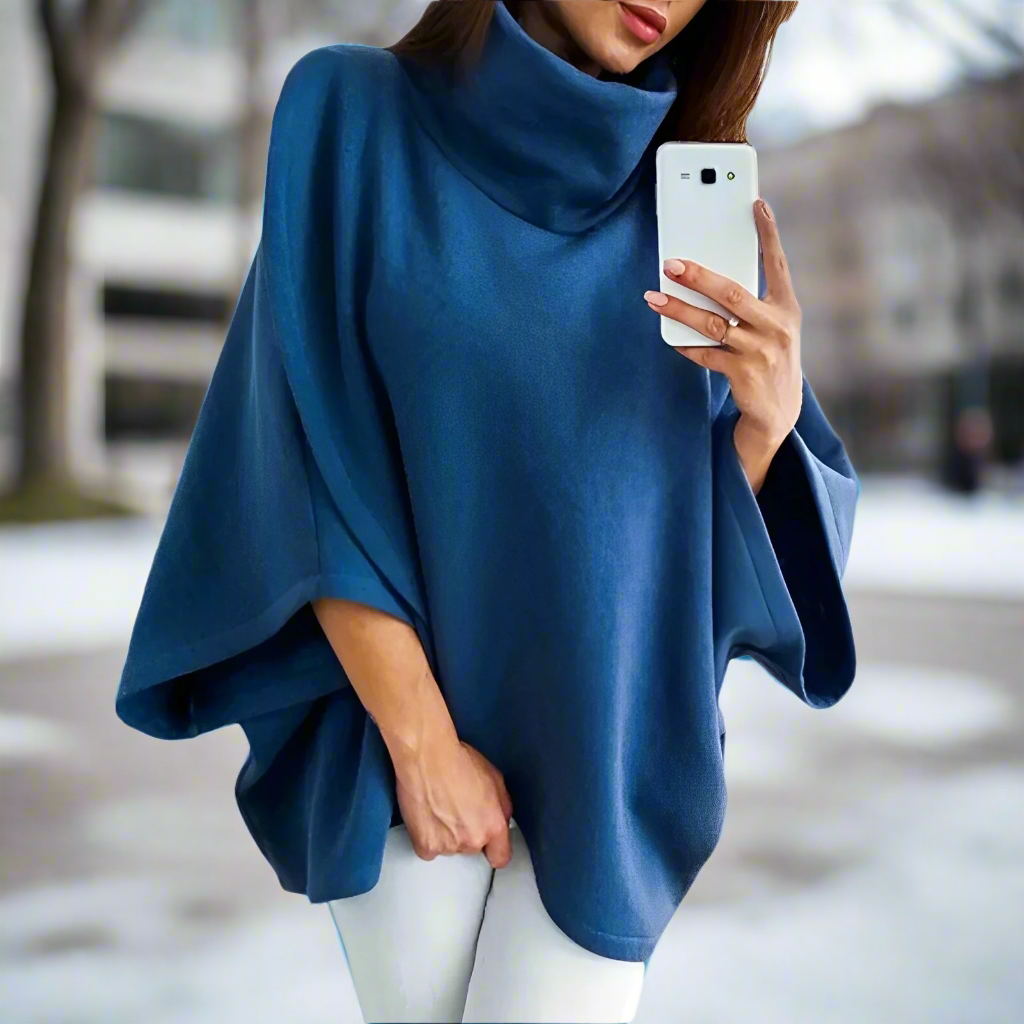 Denise - Schicker und warmer Pullover mit hohem Kragen