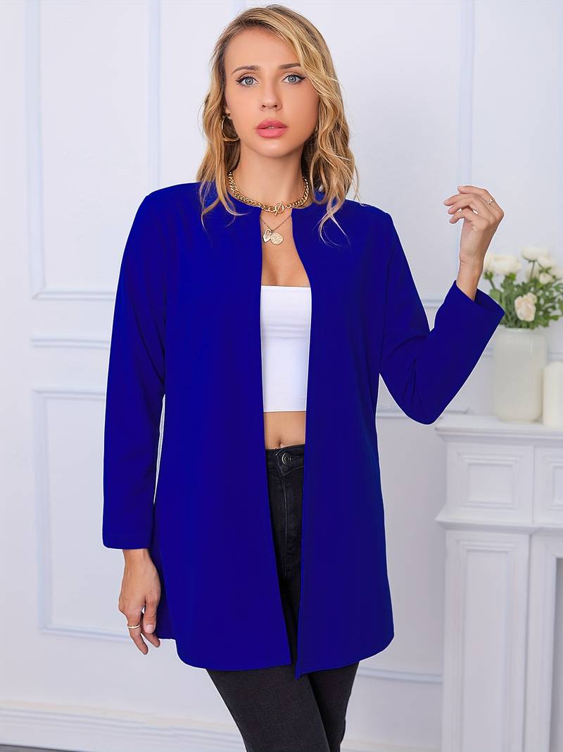 Olivia – lässiger blazer mit offener vorderseite