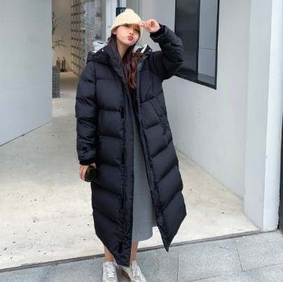 Sophie - langer puffer-wintermantel