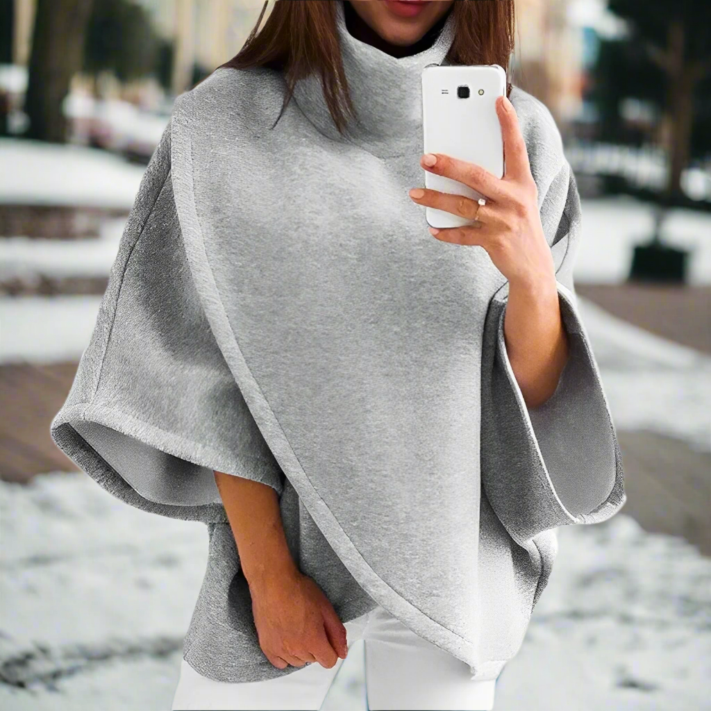 Denise - Schicker und warmer Pullover mit hohem Kragen