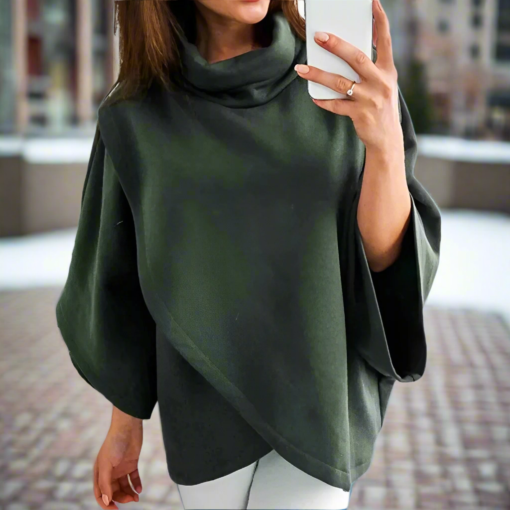 Denise - Schicker und warmer Pullover mit hohem Kragen