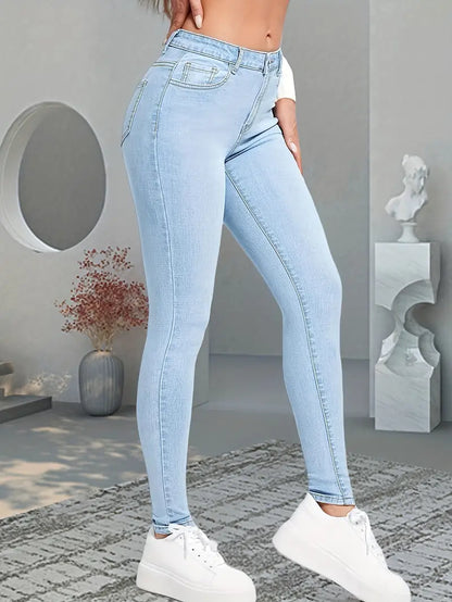 Zara – röhrenjeans mit hoher taille