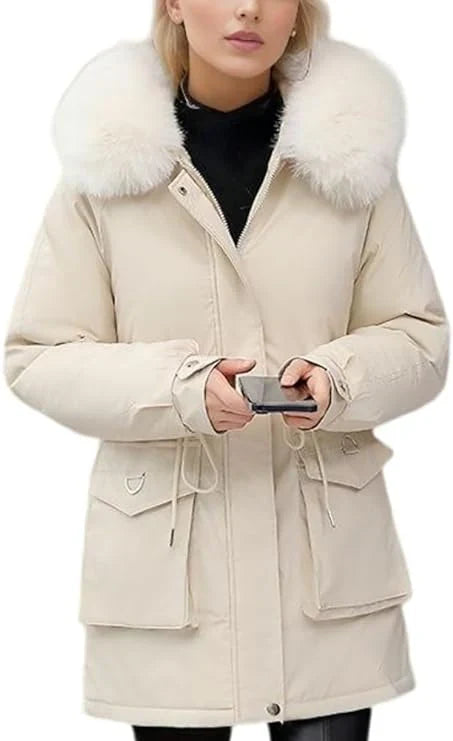 Iris - komfortable & warme damen winterjacke