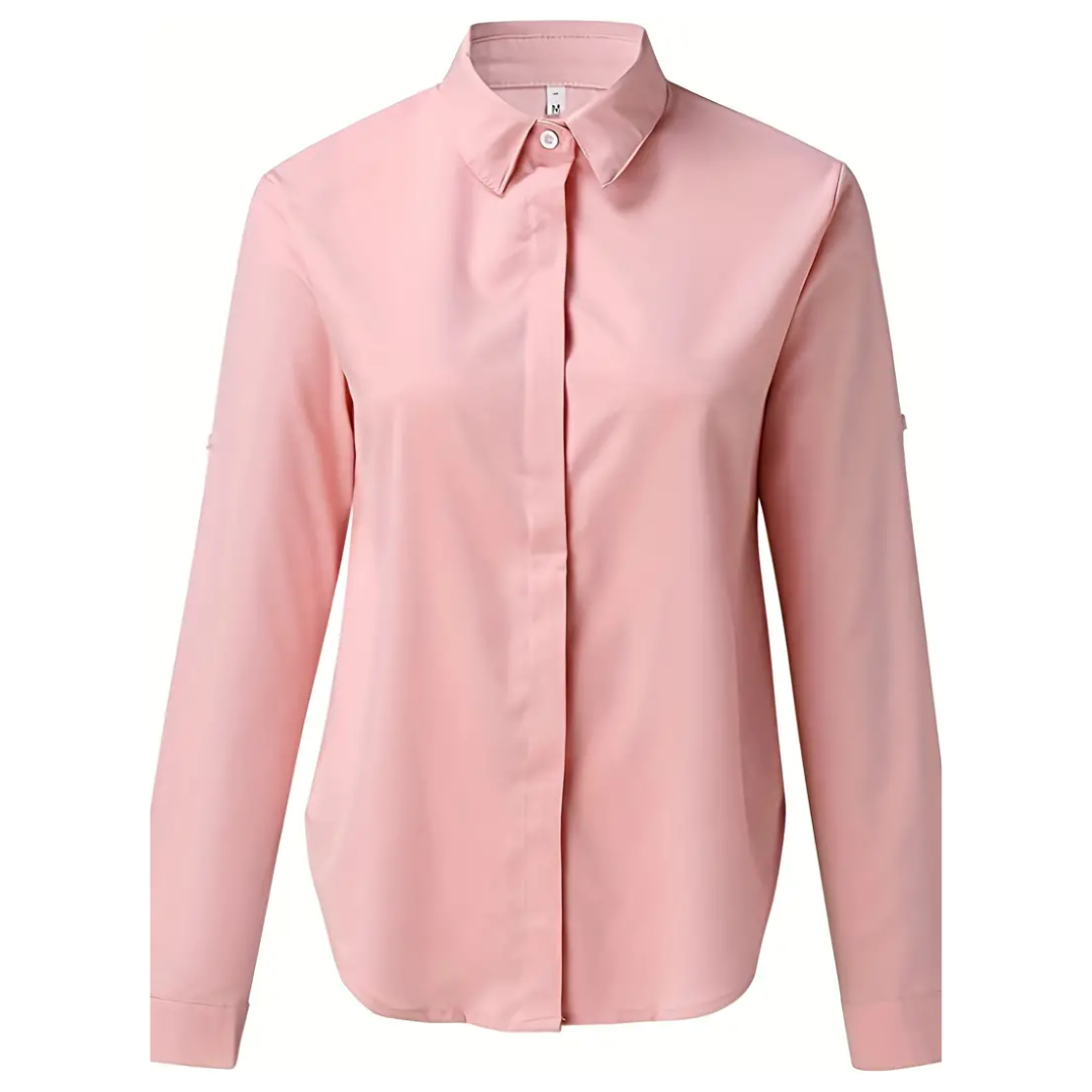 Salena | Damen Elegantes Bluse | Langarm