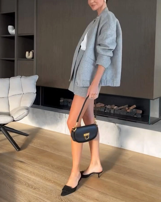 Lilly - Modisches Zweiteiler-Set mit Jacke und Overskirt