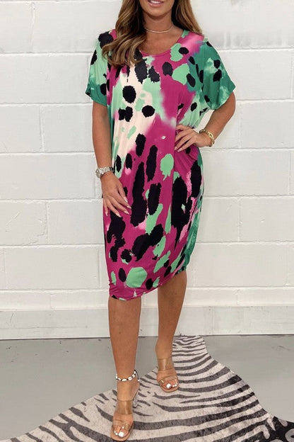 Rosie's Oversized Bedrucktes Kleid