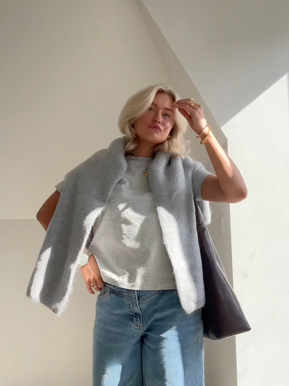 Junge Mode - Bequemer Pullover mit Rundhalsausschnitt