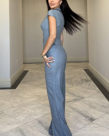 Heidi-Mode | Set aus Kurzarmblazer und Hose