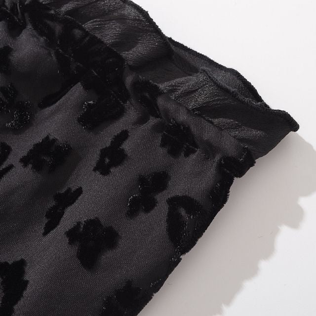 Heidi-Mode | Schicker Midirock mit Floralem Spitzendesign