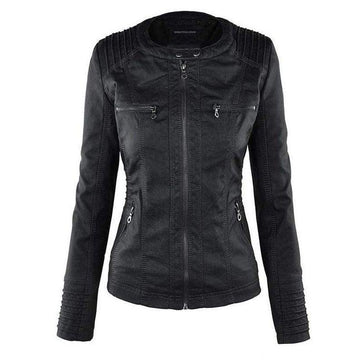 SARAH - Elegante Premium Lederjacke für Damen