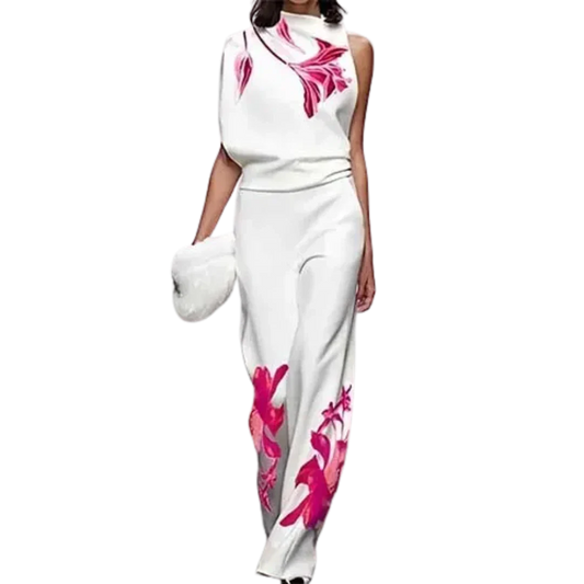 Ailsamin | Damen Elegante Blumen Satz | Zweiteiliges