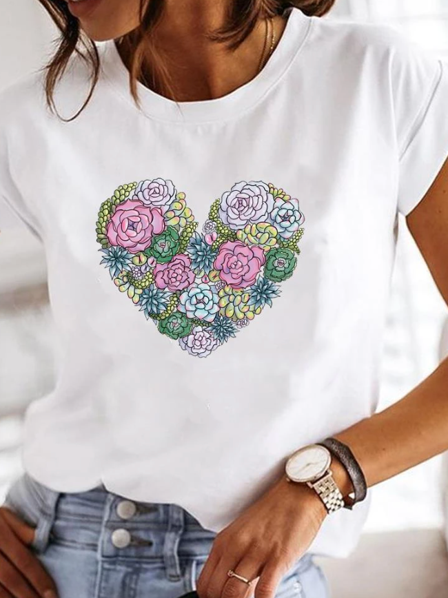 ROSALINDA - Super stylisches T-Shirt mit extravaganten Sommer Designs