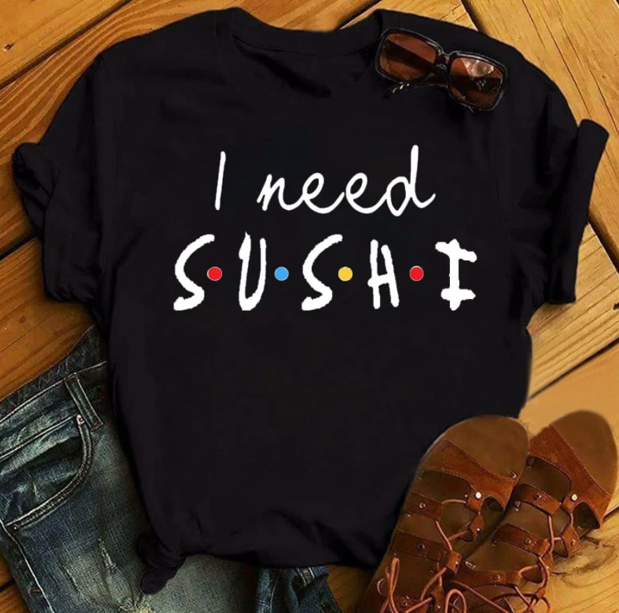 SUSHI SHIRT- Modisches T-Shirt mit einzigartigen Designs