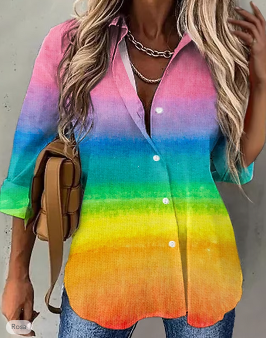 Tianna - Elegante weit geschnittene Bluse für den Frühling/Sommer