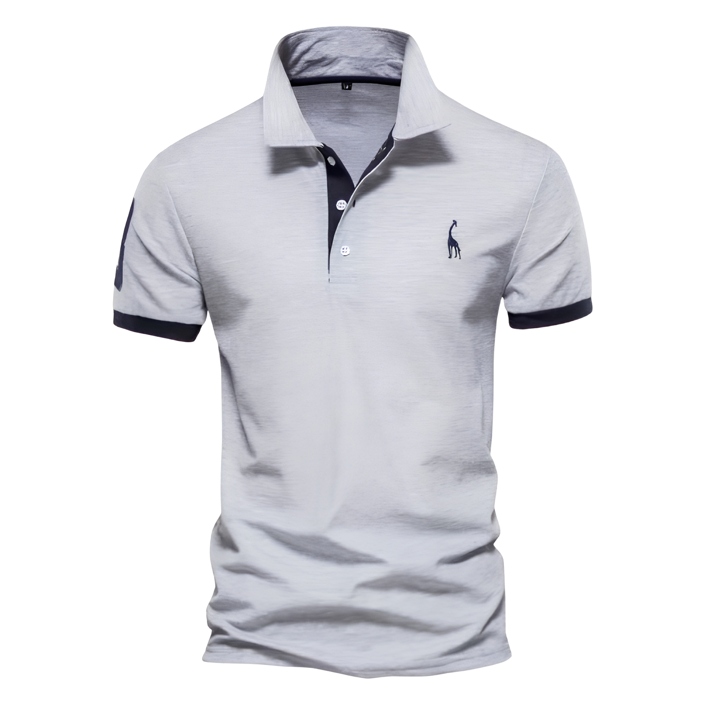 Jasper | Besticktes Poloshirt aus Stretch Baumwolle