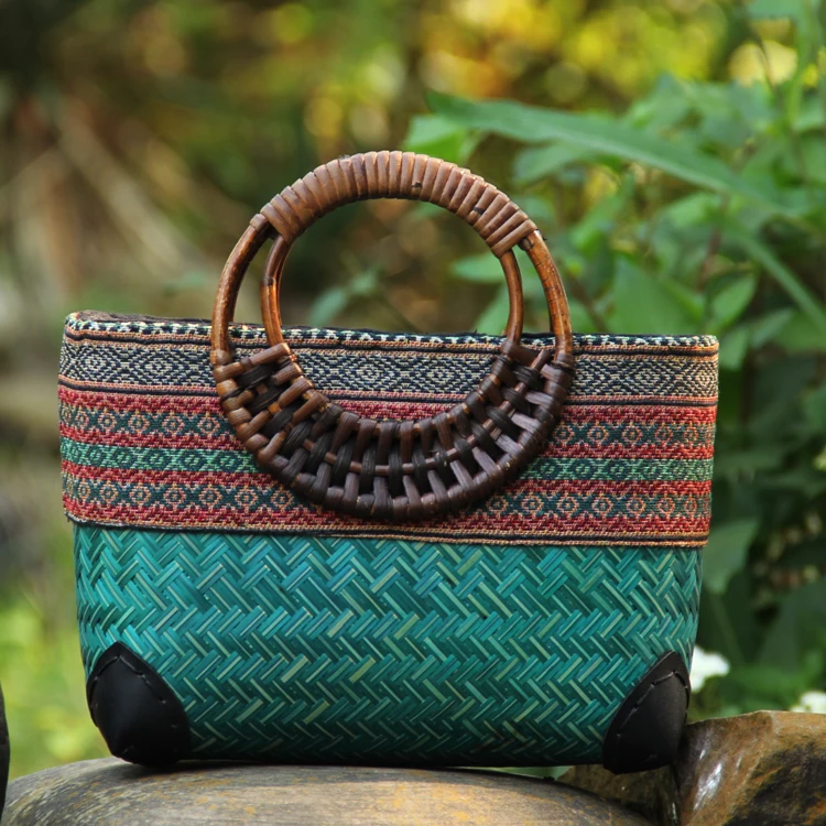 Sophie - Bohemian Couture Handgewebte Tasche