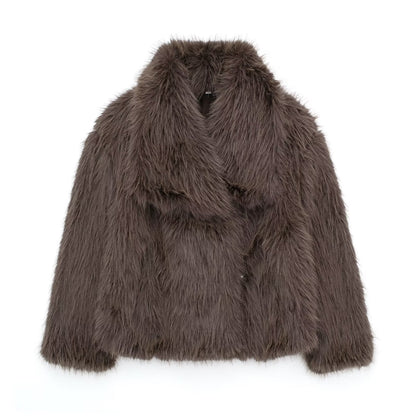 Olivia - WinterZauber Faux-Fur Mantel