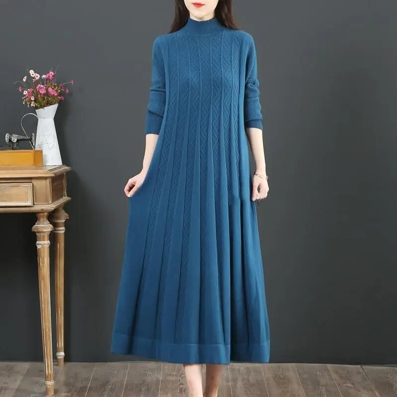Alma - Langes Kleid in Übergröße für Frauen