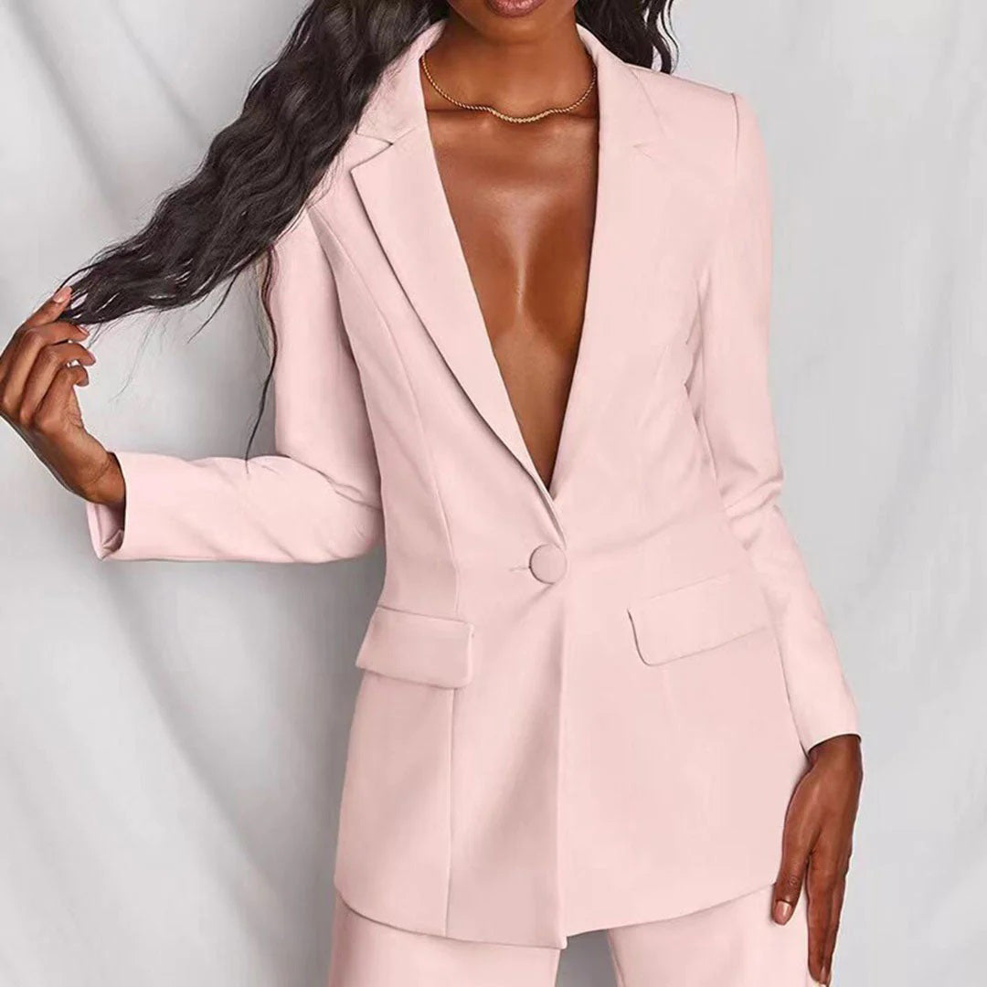Heidi-Mode | Set Elegantes Blazer und Hose-Set für Damen