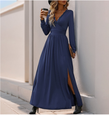 Alphosinem | Damen Elegantes Kleid | Maxi