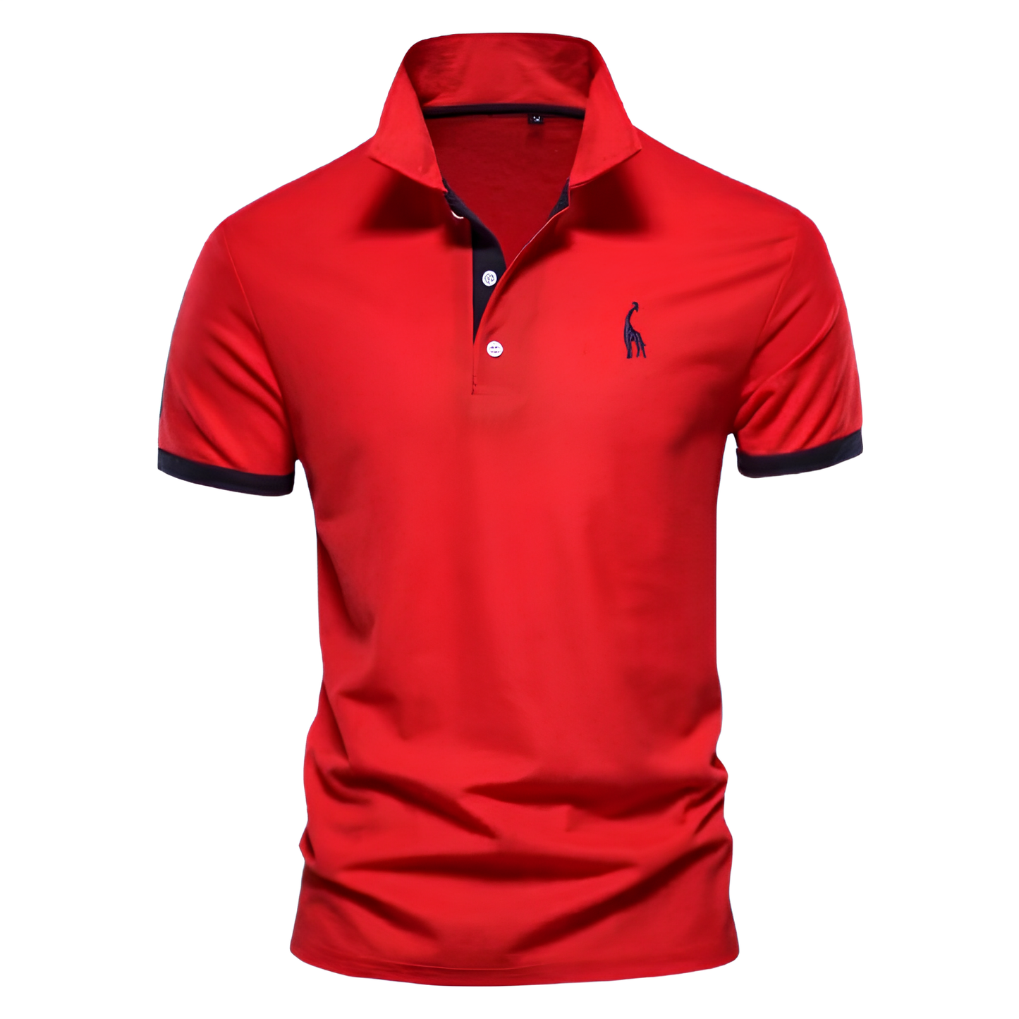 Jasper | Besticktes Poloshirt aus Stretch Baumwolle