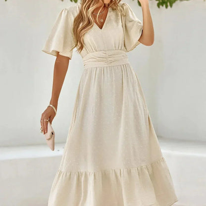 Rylee - Frauen Fließendes Langes Kleid