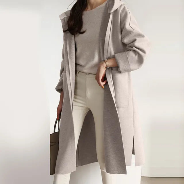 Beau – elegante taubjacke mit apuze