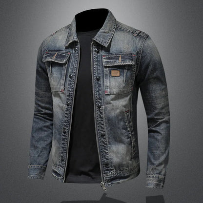 Leo - Elegante Retro-Denimjacke