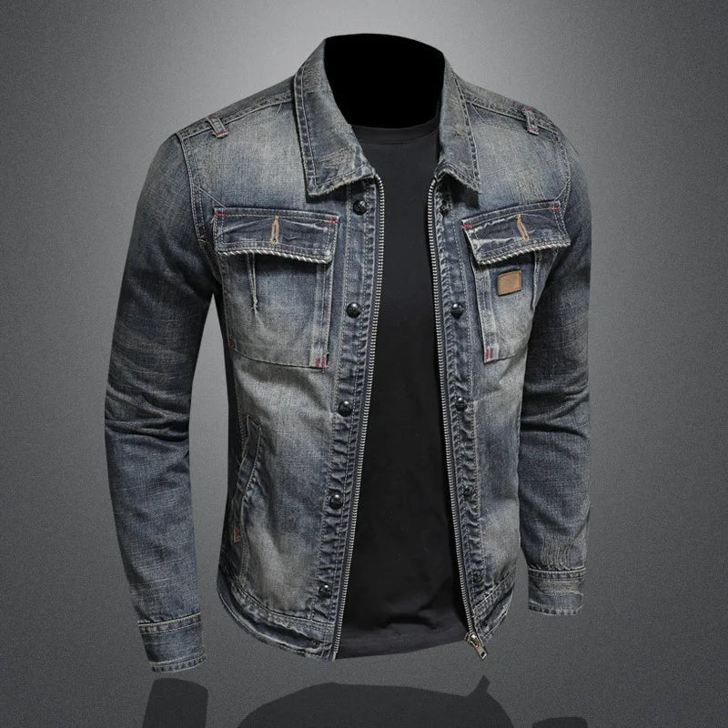 Leo - Elegante Retro-Denimjacke