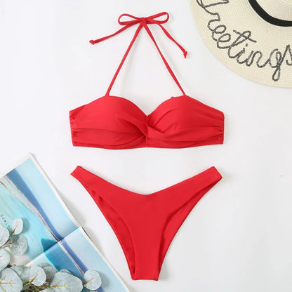 Heidi-Mode | Sexy Bikini mit Push Up Frauen Badebekleidung Frauen Badeanzug Mädchen Bikiniset Schwimmen Badehosen für Strandbekleidung Pool Sommer