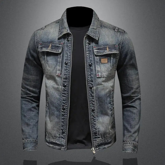 Robert | Retro Denim Jacke