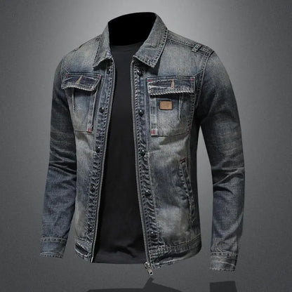 Robert | Retro Denim Jacke