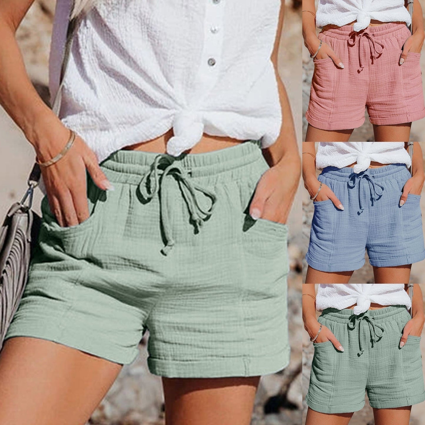 Frida | Baumwolle Sommer Shorts