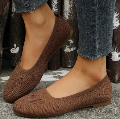 Flache und atmungsaktive orthopädische schuhe für frauen