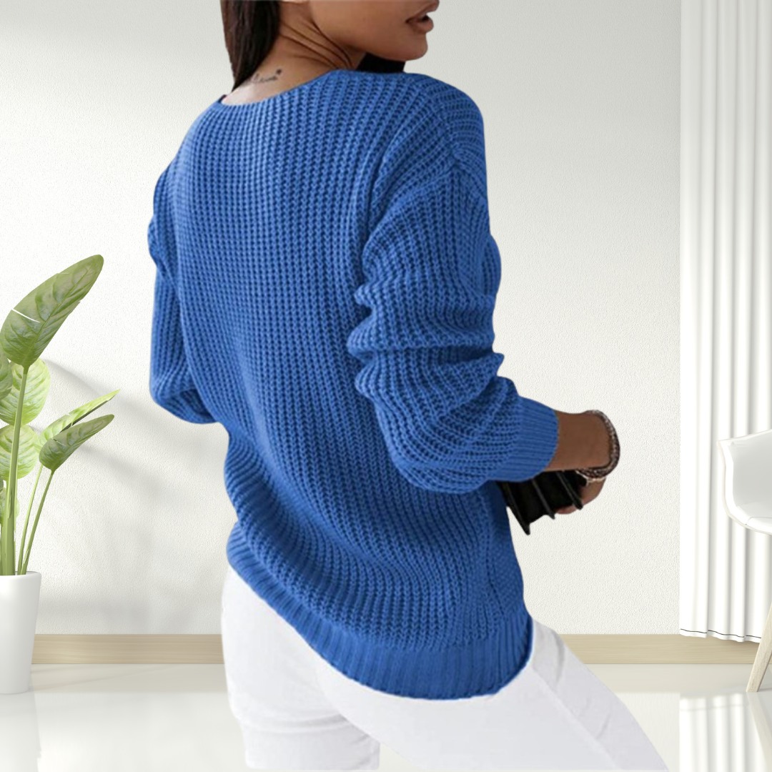 Amelia - Skandinavischer Strickpullover