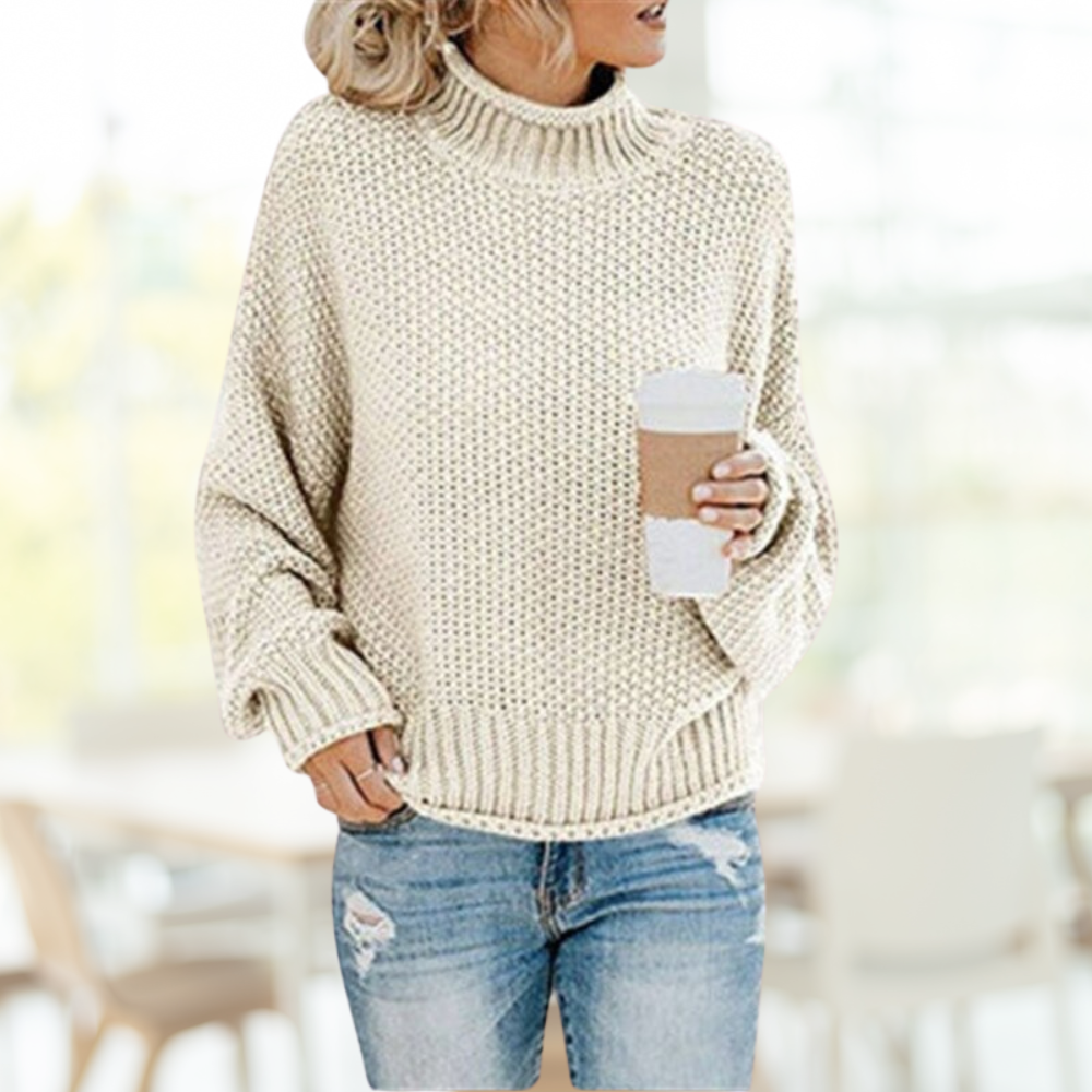 Avril Eleganter Pullover aus feinem Strick