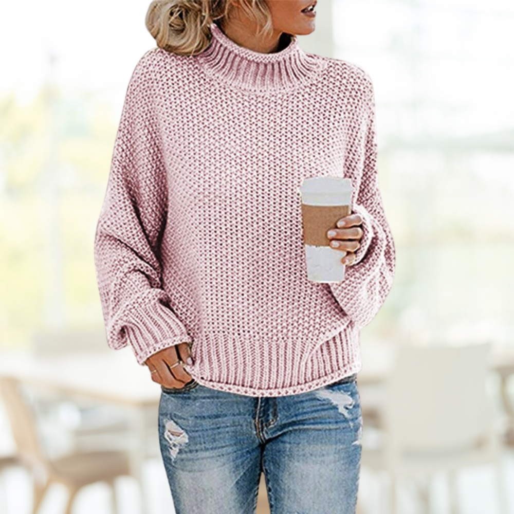 Avril Eleganter Pullover aus feinem Strick