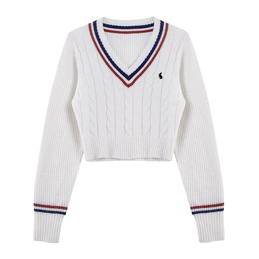 ALEXANDRIA - Koreanischer Mode Strickpullover