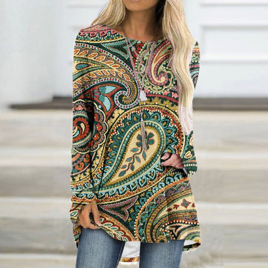 Amanda - Eleganter Pullover mit Mandala-Druck